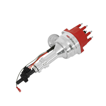 Ford 351C-460 Ready-To-Run Pro-Billet Distributor Ready-To-Run Distributors Include A Built-In Module. No Control Required. Includes An Iron Gear And A Rev Limiter MSD Ignition-2