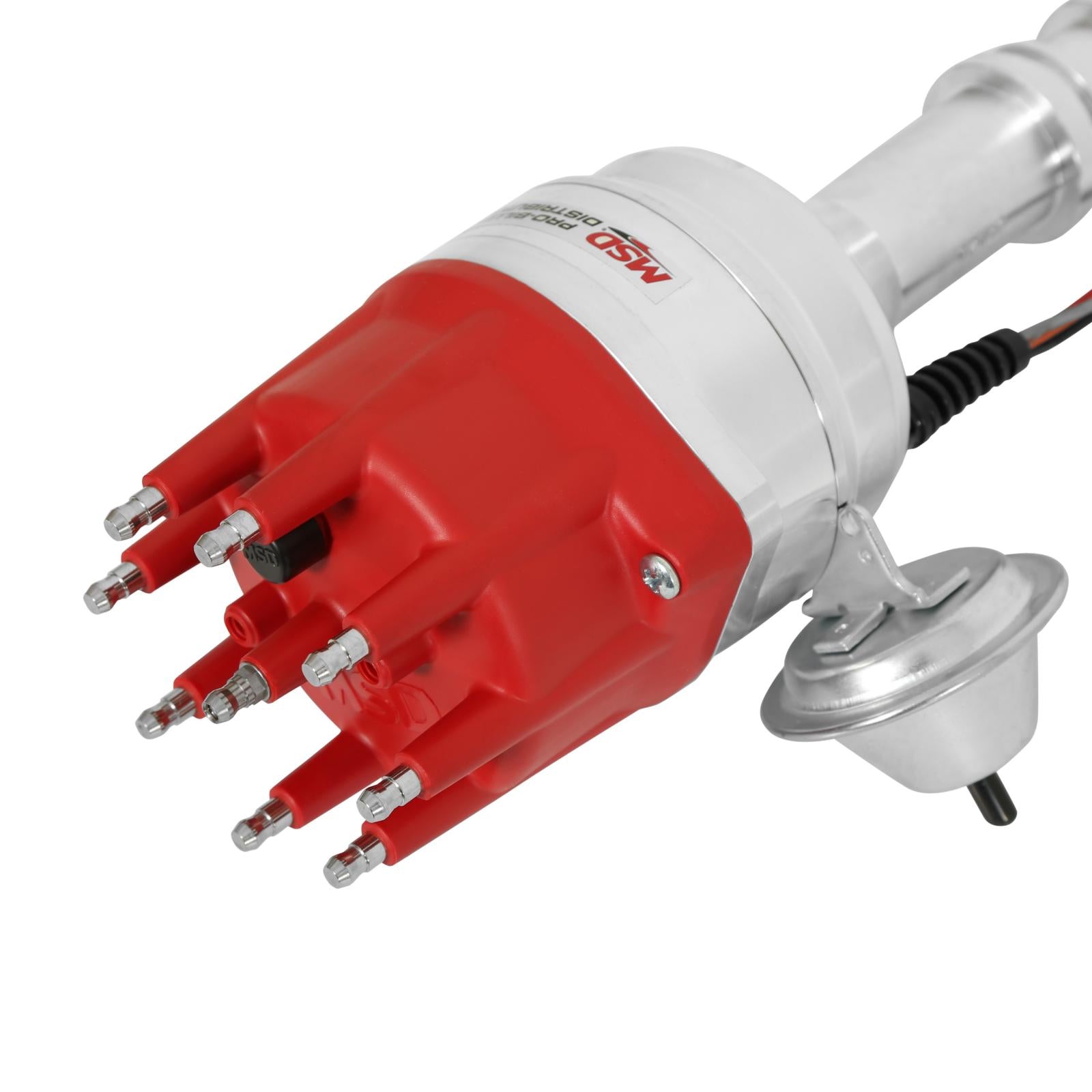 Ford 351C-460 Ready-To-Run Pro-Billet Distributor Ready-To-Run Distributors Include A Built-In Module. No Control Required. Includes An Iron Gear And A Rev Limiter MSD Ignition-4