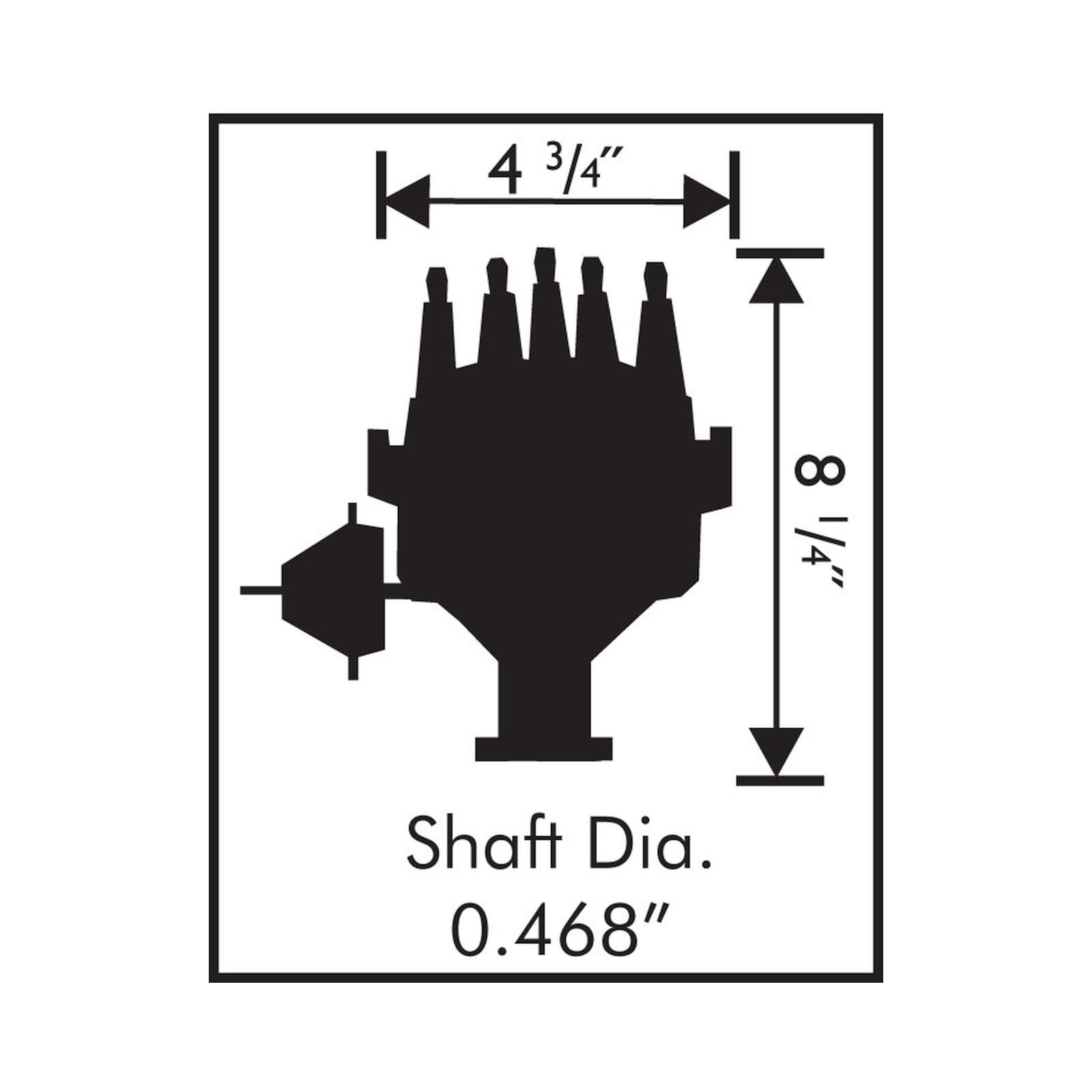 Ford 289/302 Ready-To-Run Distributor, Steel Gear Ready-To-Run Distributors Include A Built-In Module. No Control Required. Includes A Steel Gear And A Rev Limiter MSD Ignition-5