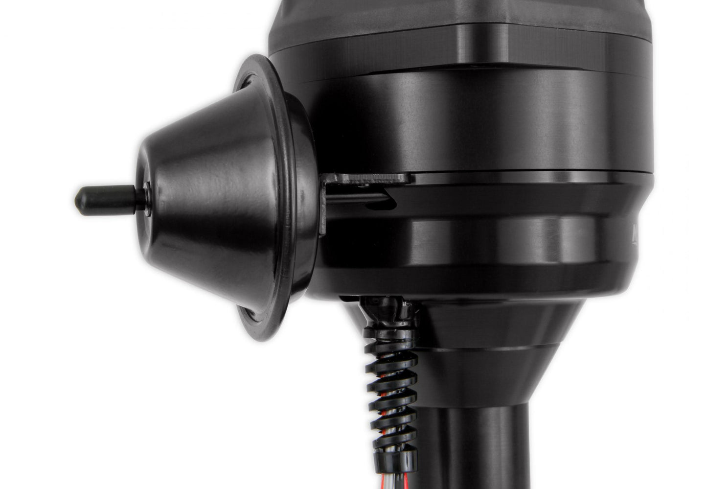 Black Distributor, Ford 289/302, Ready-To-Run, Steel Gear 'S Black Distributor With Small Diameter And Ready To Run W/Vacuum Advance And Steel Gear, No Box Needed MSD Ignition-2