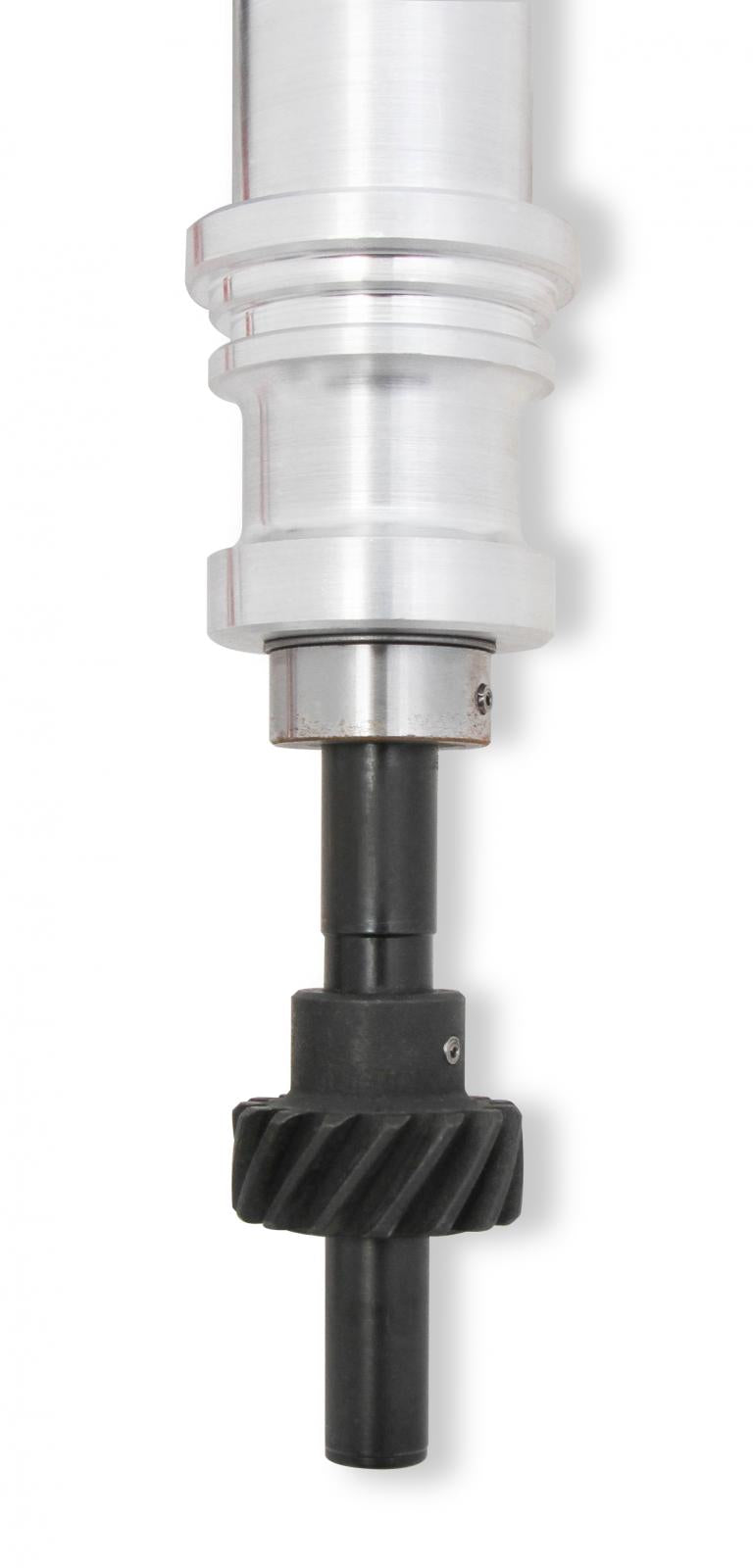 Ford 289/302 Ready-To-Run Distributor, Black Cap Ready-To-Run Distributors Include A Built-In Module. No Control Required. Includes An Iron Gear And A Rev Limiter MSD Ignition-1