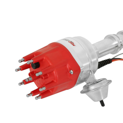 Ford 351W Ready-To-Run Pro-Billet Distributor Steel Gear Ready-To-Run Distributors Include A Built-In Module. No Control Required. Includes An Steel Gear And A Rev Limiter MSD Ignition-3