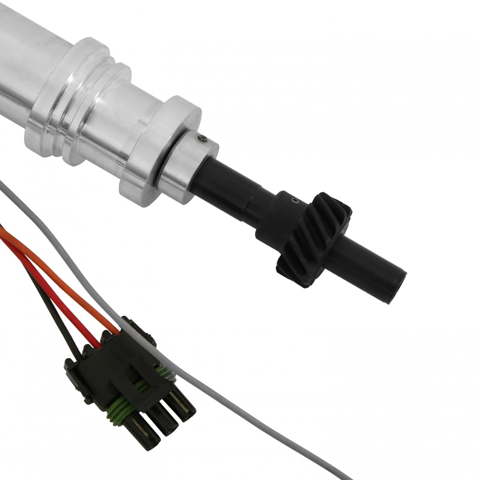 Ford 351W Ready-To-Run Pro-Billet Distributor Steel Gear Ready-To-Run Distributors Include A Built-In Module. No Control Required. Includes An Steel Gear And A Rev Limiter MSD Ignition-4