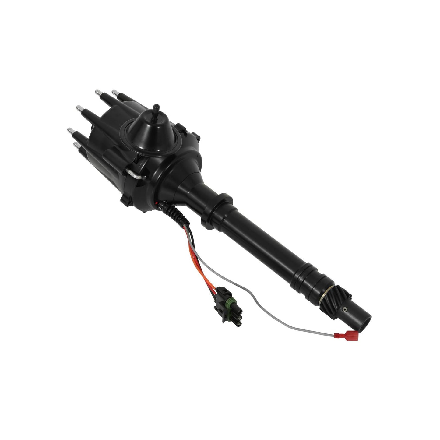Black Chevy V8 W/Internal Module Distributor Black Ready-To-Run Distributors Include A Built-In Module-No Control Required MSD Ignition-1
