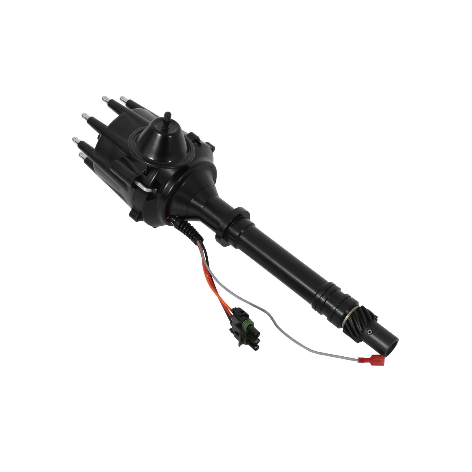 Black Chevy V8 W/Internal Module Distributor Black Ready-To-Run Distributors Include A Built-In Module-No Control Required MSD Ignition-1