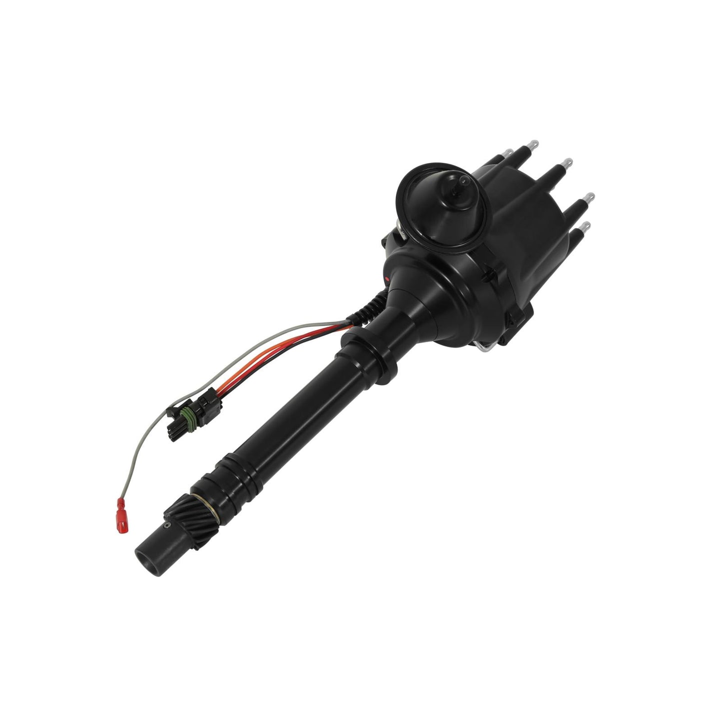 Black Chevy V8 W/Internal Module Distributor Black Ready-To-Run Distributors Include A Built-In Module-No Control Required MSD Ignition-2