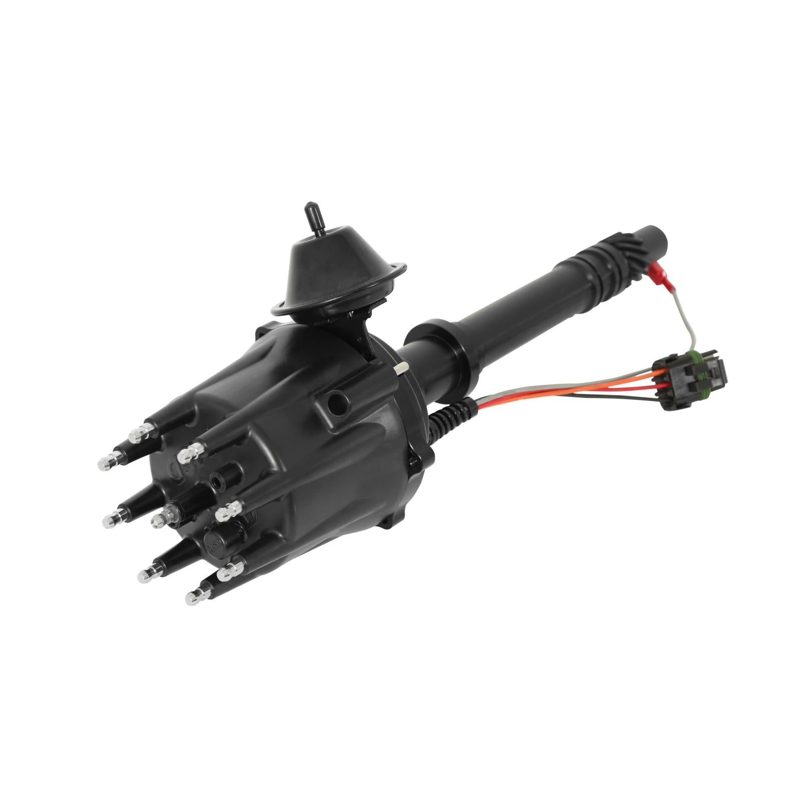 Black Chevy V8 W/Internal Module Distributor Black Ready-To-Run Distributors Include A Built-In Module-No Control Required MSD Ignition-3