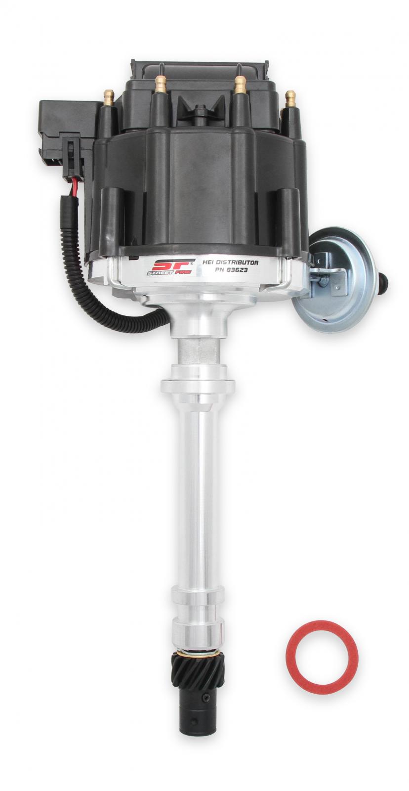 Street Fire Chevrolet V8 GM Hei Distributor W/Black Cap Hei Distributor For The Value Conscious Enthusiast MSD Ignition