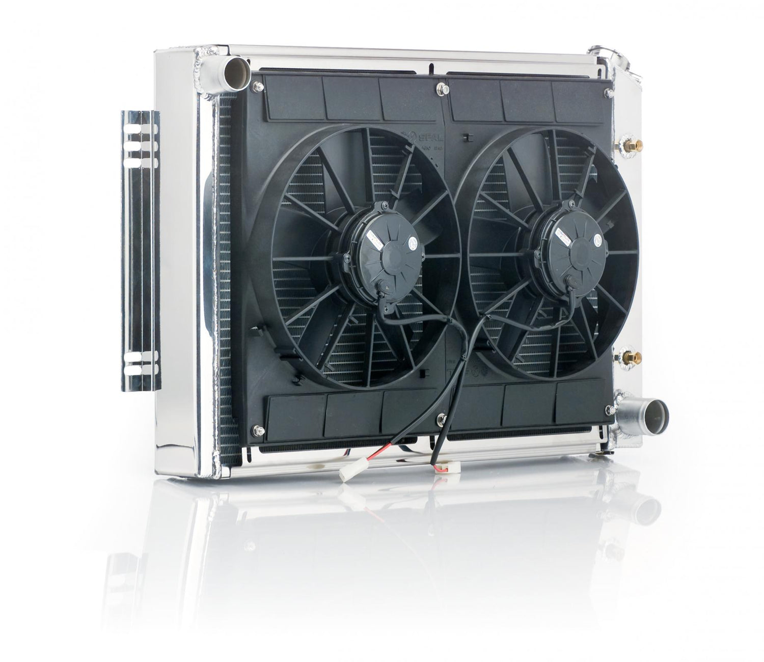 Radiator Module Factory-Fit Polished Finish Show and Go for 88-99 Chevrolet/GMC Pickup w/Auto Trans Radiator Be Cool
