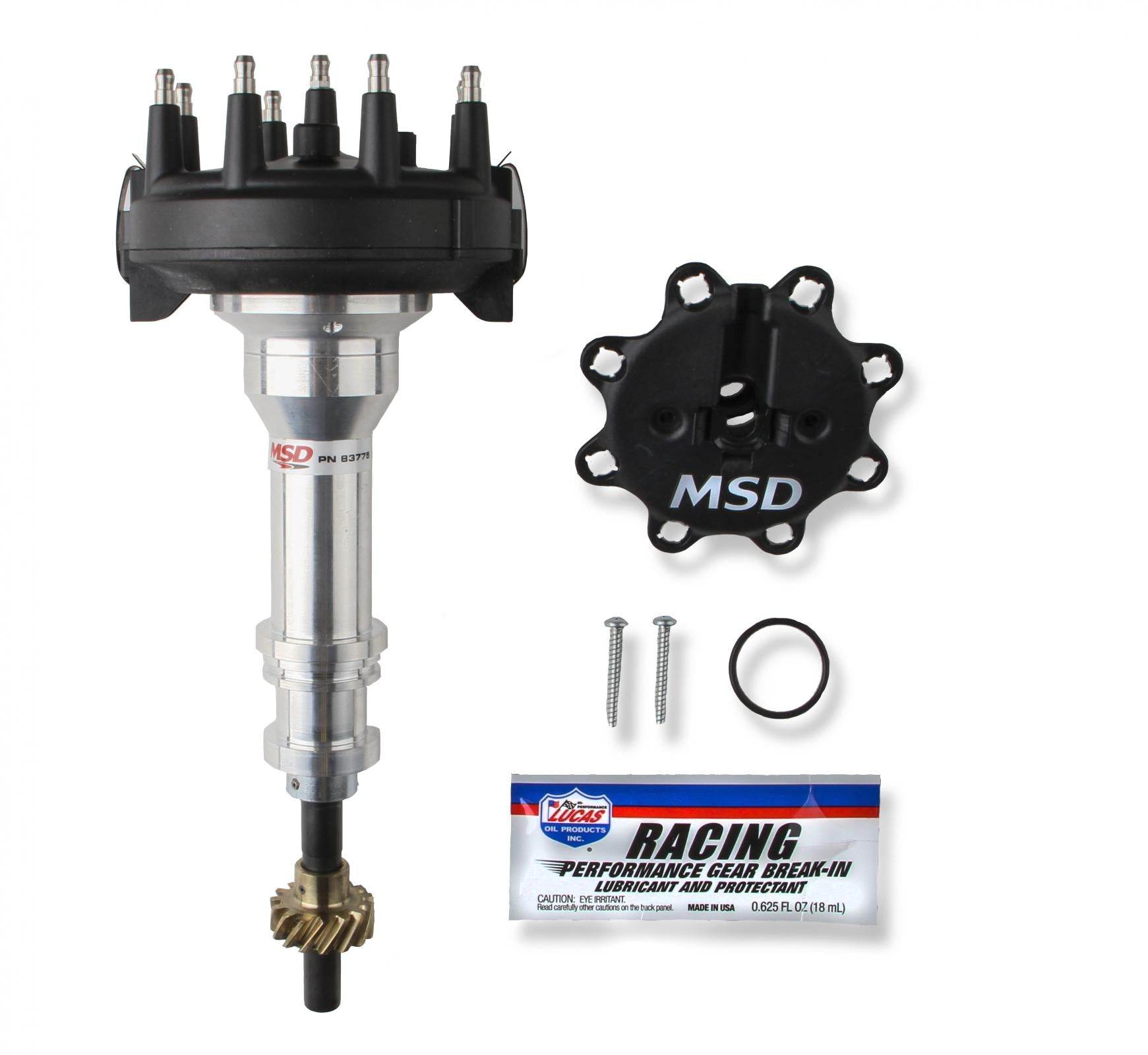 Ford 351C 460 Crank Trigger Distributor Distributor Designed For Race Applications Using Crank Trigger Systems Bronze Large Cap MSD Ignition-1