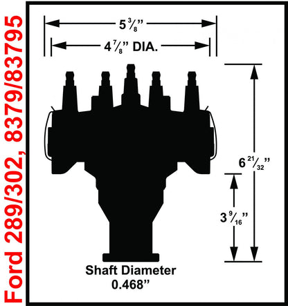 Ford 289 / 302 Crank Trigger Distributor Distributor Designed For Race Applications Using Crank Trigger Systems MSD Ignition-3