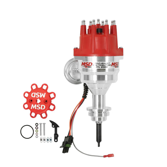 Chrysler 383-400 Ready-To-Run Distributor Fits 383, 400 Chryslers. Ready-To-Run Distributors Include A Built-In Module. No Control Required. Includes A Built-In Rev Limiter MSD Ignition