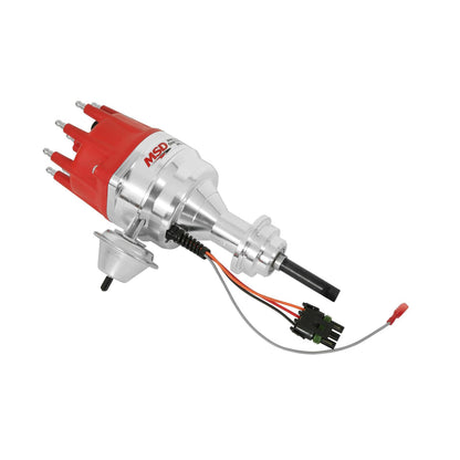 Chrysler 383-400 Ready-To-Run Distributor Fits 383, 400 Chryslers. Ready-To-Run Distributors Include A Built-In Module. No Control Required. Includes A Built-In Rev Limiter MSD Ignition-1