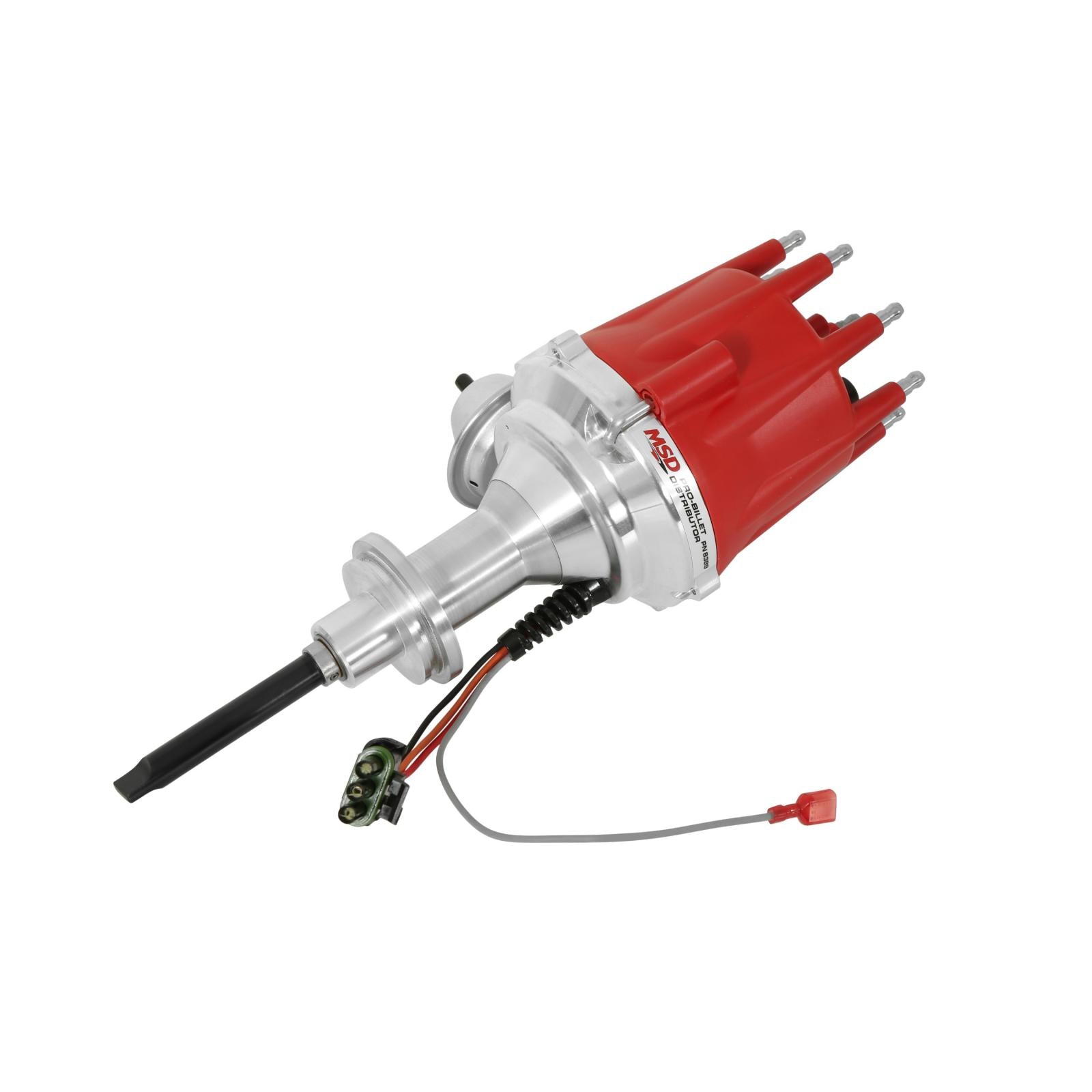 Chrysler 392 Ready-To-Run Distributor Fits Early Hemi 392. Ready-To-Run Distributor Includes A Built-In Module. No Control Required. Includes A Built-In Rev Limiter MSD Ignition-2