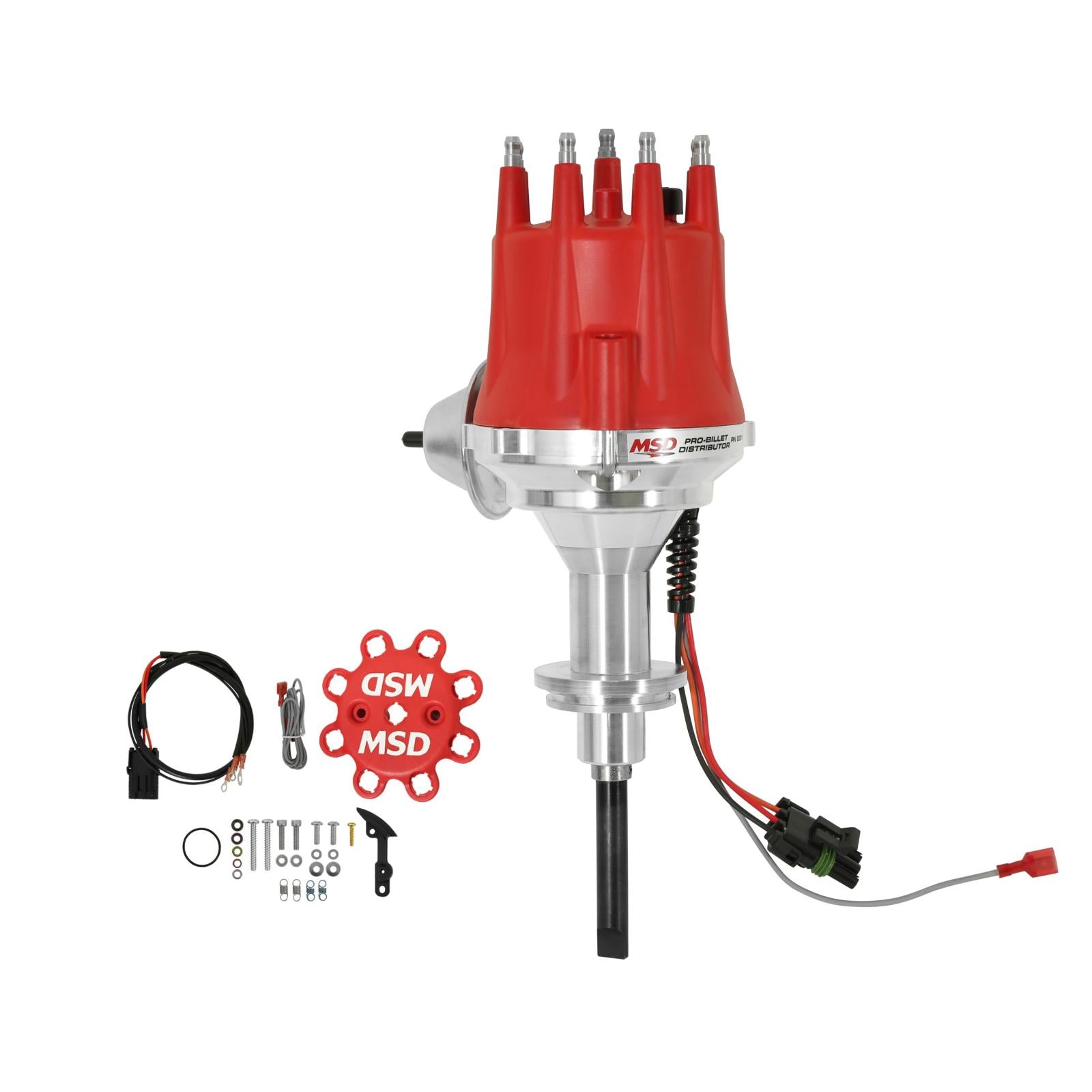 Early Hemi Chrysler 331 Ready-To-Run Distributor Fits Early Hemi Engines 331, 354. Ready-To-Run Distributors Include A Built-In Module. No Control Required. Includes A Built-In Rev Limiter MSD Ignition