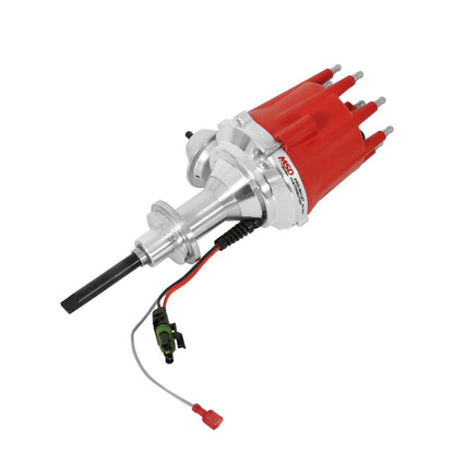 Early Hemi Chrysler 331 Ready-To-Run Distributor Fits Early Hemi Engines 331, 354. Ready-To-Run Distributors Include A Built-In Module. No Control Required. Includes A Built-In Rev Limiter MSD Ignition-1