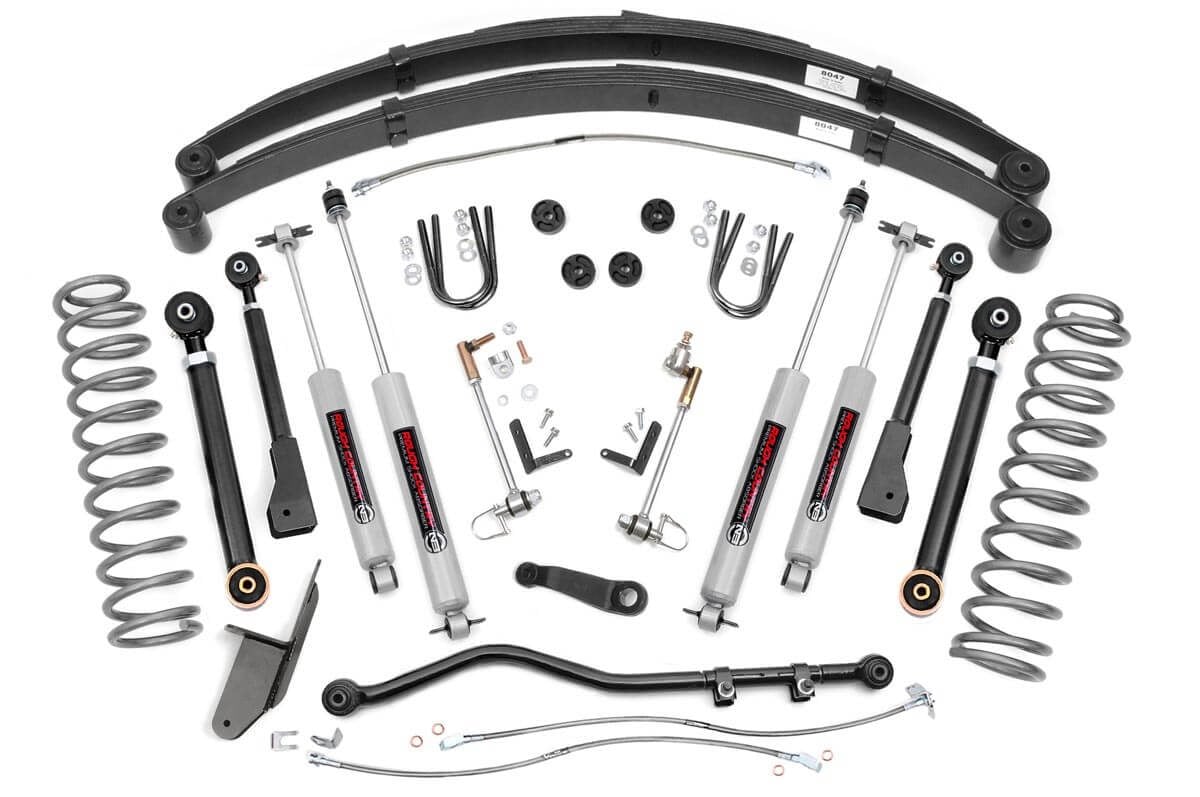 4.5 Inch Lift Kit | RR Springs | X-Series | Jeep Cherokee XJ 2WD/4WD (84-01) Rough Country