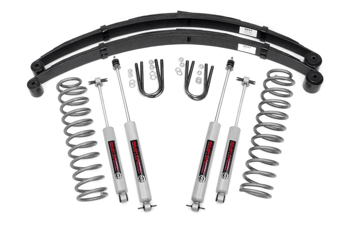 3 Inch Lift Kit | RR Springs | Jeep Cherokee XJ 2WD/4WD (1984-2001) Rough Country