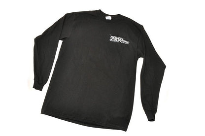 Long Sleeve T 100 Percent Preshrunk Cotton Front logo Back Jeep design Color Black Rough Country-4