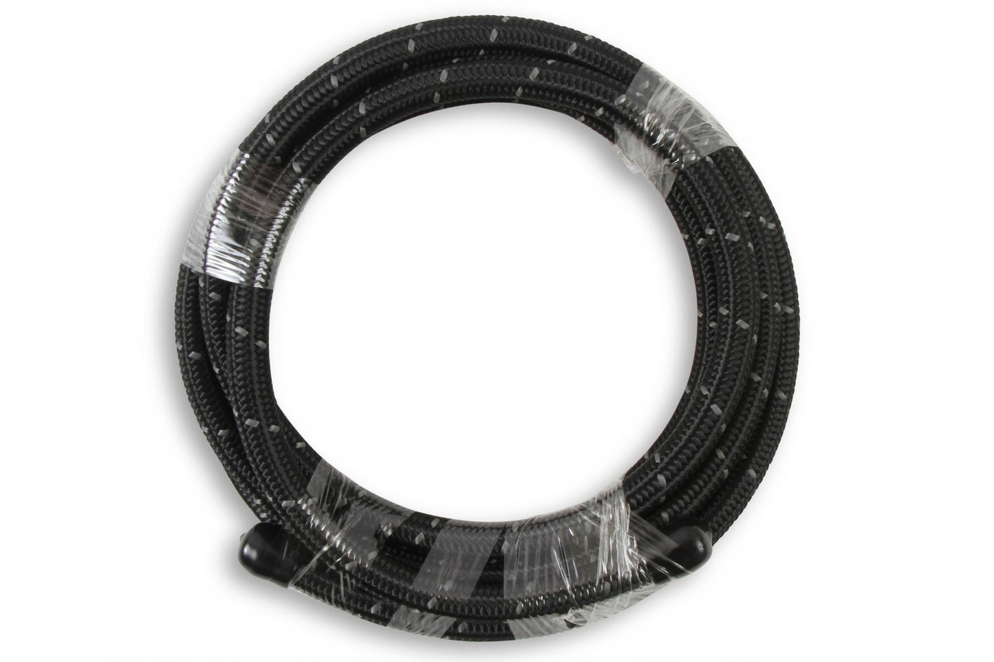 Black Nylon Braided Hose 6 AN Black Nylon Braided AN Hose Mr Gasket-6