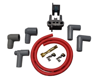 Universal Coil Wire 8.5Mm Super Conductor Black 24In Universal Hei Super Conductor 8.5Mm Universal Coil Wire 24In Hei 90 Degree MSD Ignition