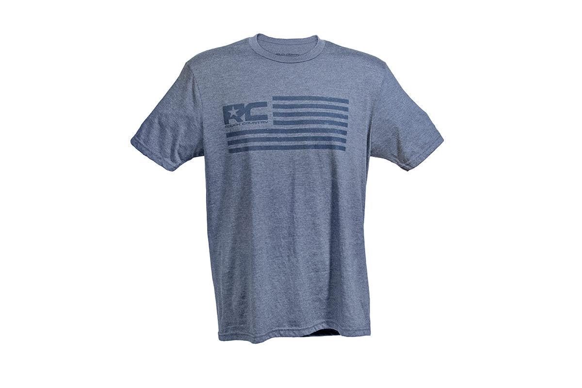 Rough Country RC American Flag T Shirt Men Rough Country