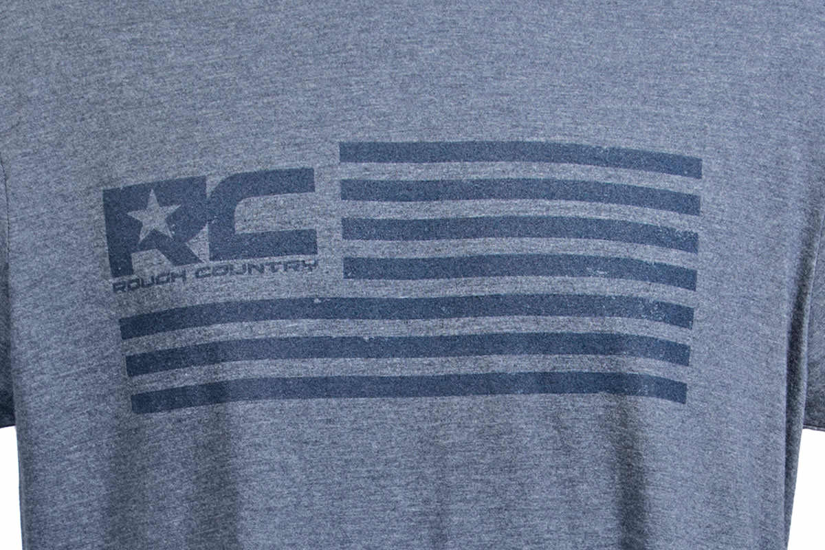 RC American Flag T Shirt Men Rough Country-9