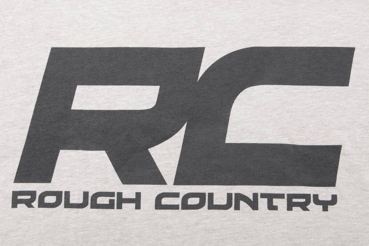 RC Grey Logo T Shirt Men Rough Country-1