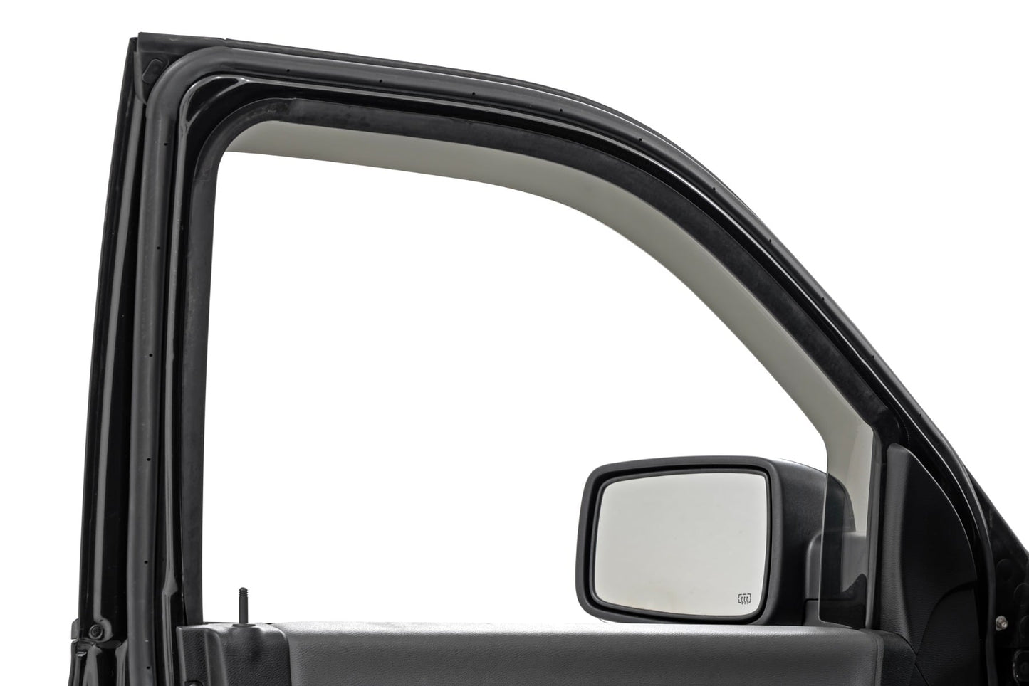 Side Window Deflectors In Channel Rain Guard Ram 1500/2500/3500 (10-25 & Classic) Rough Country-1