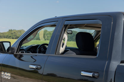 Side Window Deflectors In Channel Rain Guard Ram 1500/2500/3500 (10-25 & Classic) Rough Country-3