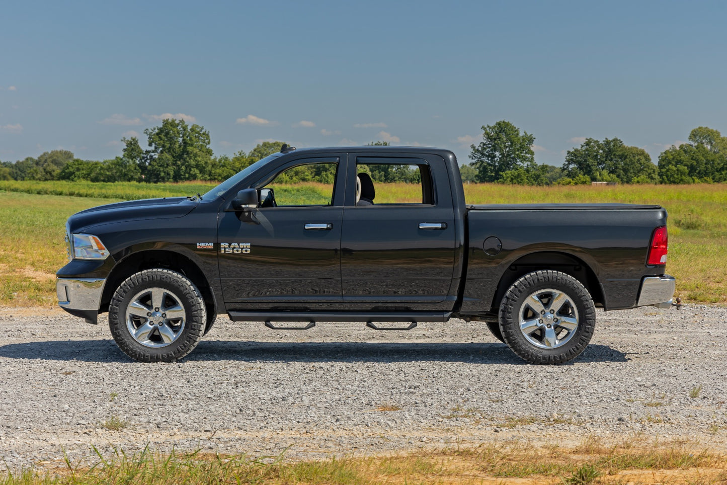 Side Window Deflectors In Channel Rain Guard Ram 1500/2500/3500 (10-25 & Classic) Rough Country-4