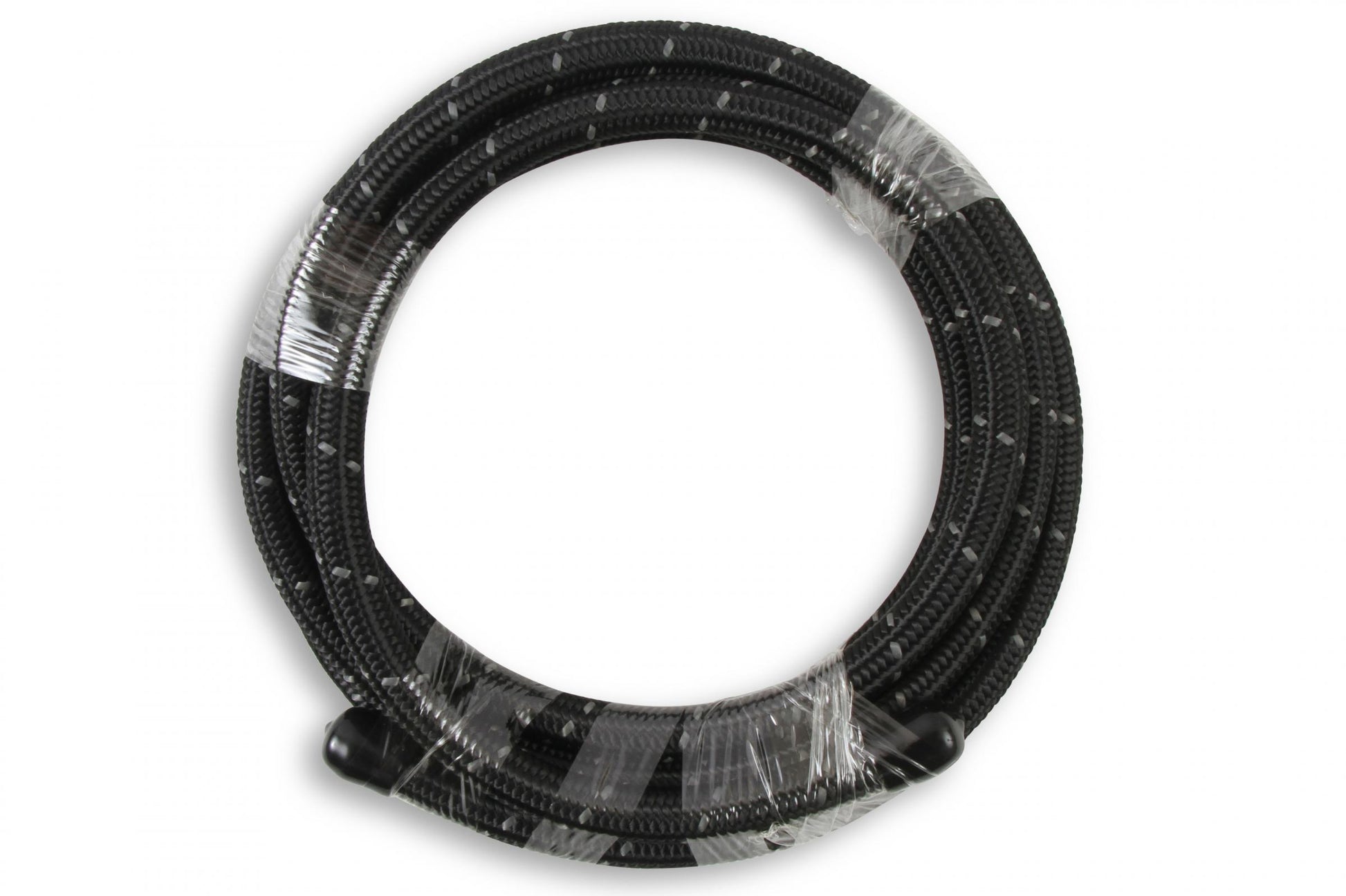 Black Nylon Braided Hose 6 AN Black Nylon Braided AN Hose Mr Gasket-3
