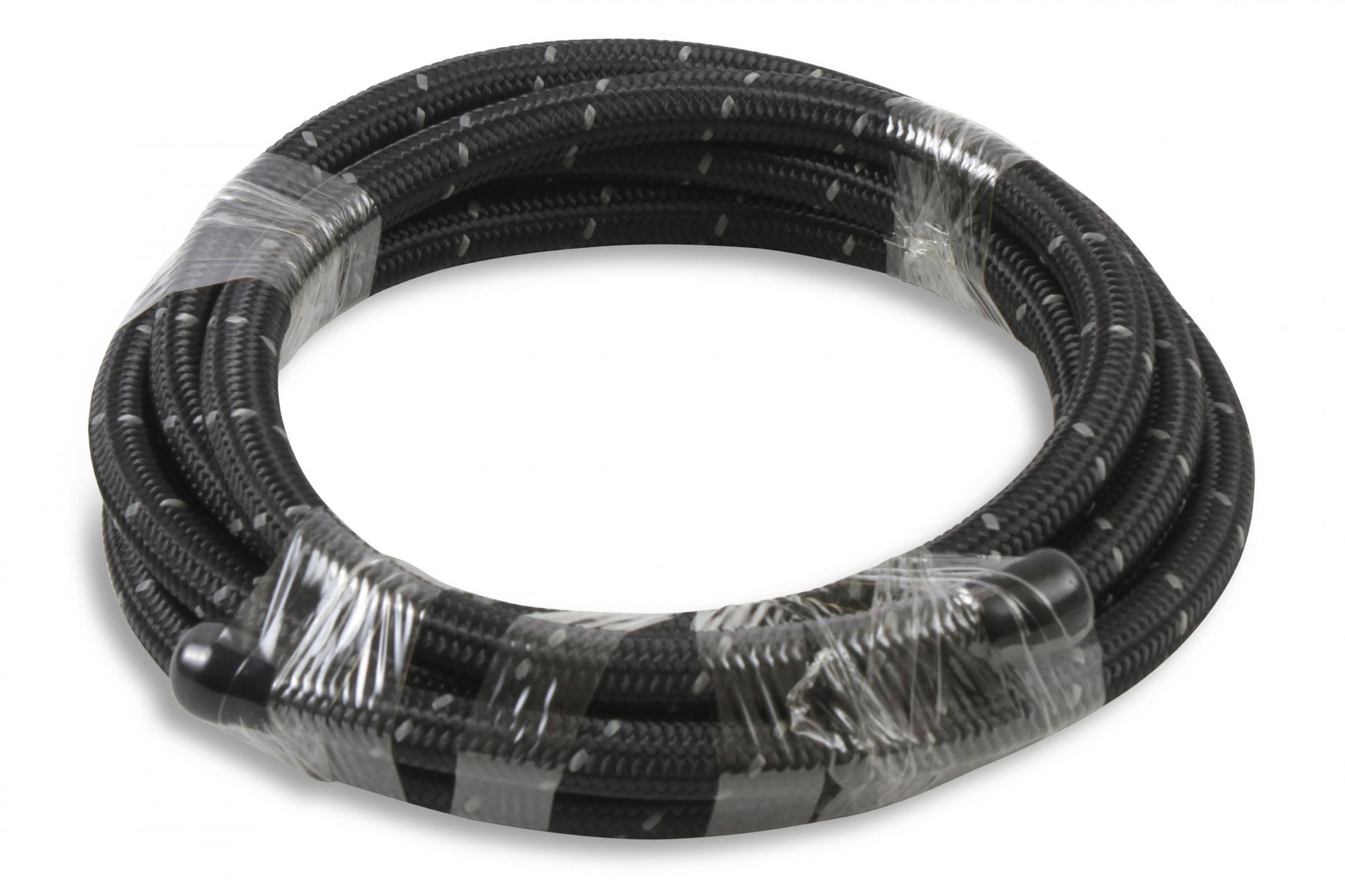 Black Nylon Braided Hose 6 AN Black Nylon Braided AN Hose Mr Gasket-4
