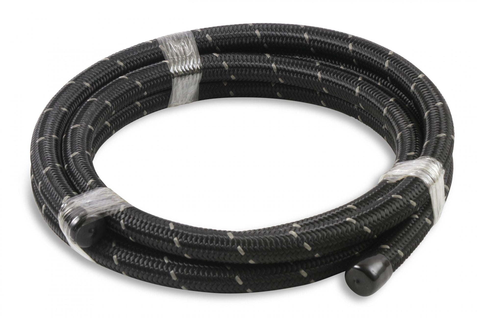 Black Nylon Braided Hose 10 AN Black Nylon Braided AN Hose Mr Gasket-4