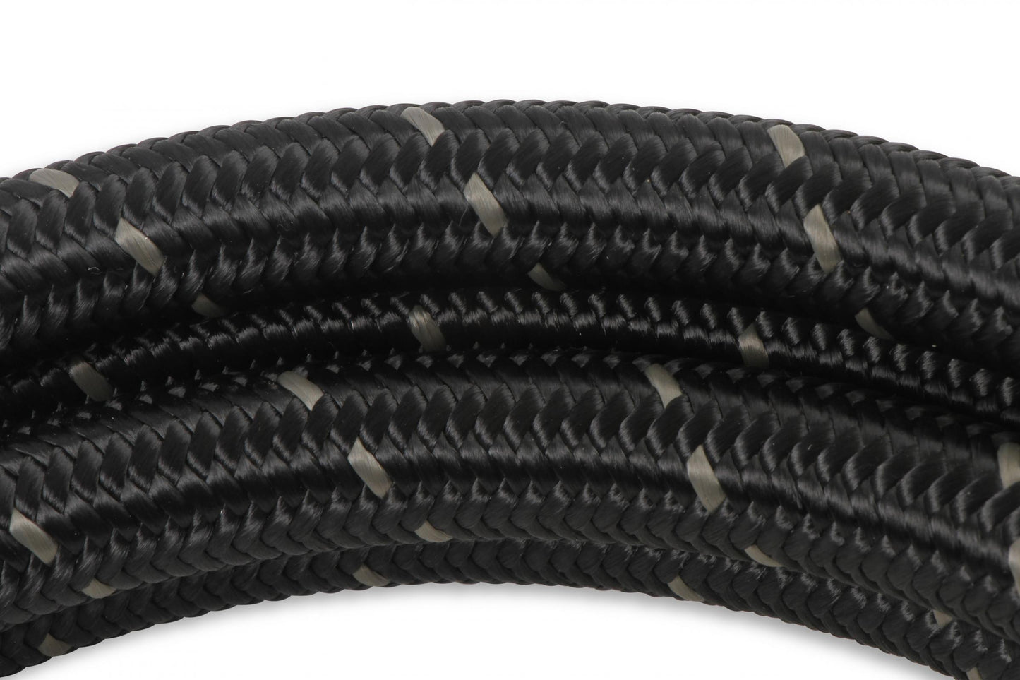 Black Nylon Braided Hose 10 AN Black Nylon Braided AN Hose Mr Gasket-5