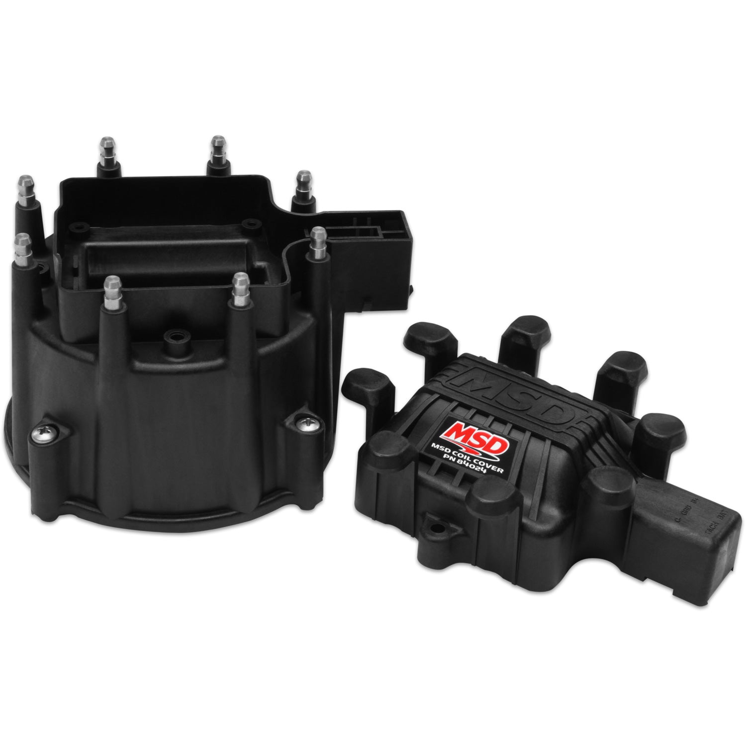 Black GM Hei Extreme Output Distributor Cap Hei Distributor Cap Replacement MSD Ignition