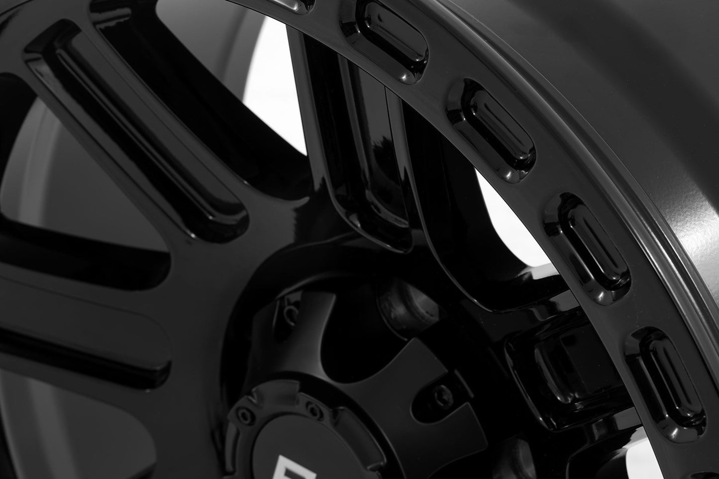 84 Series Wheel One-Piece Gloss Black 15x8 Rough Country-2