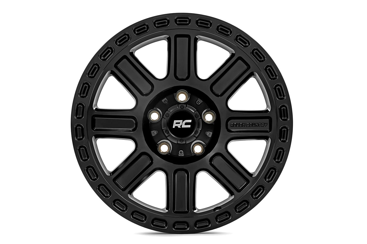 84 Series Wheel Gloss Black 17x8.5 Rough Country-1