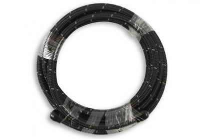 Black Nylon Braided Hose 6 AN Black Nylon Braided AN Hose Mr Gasket