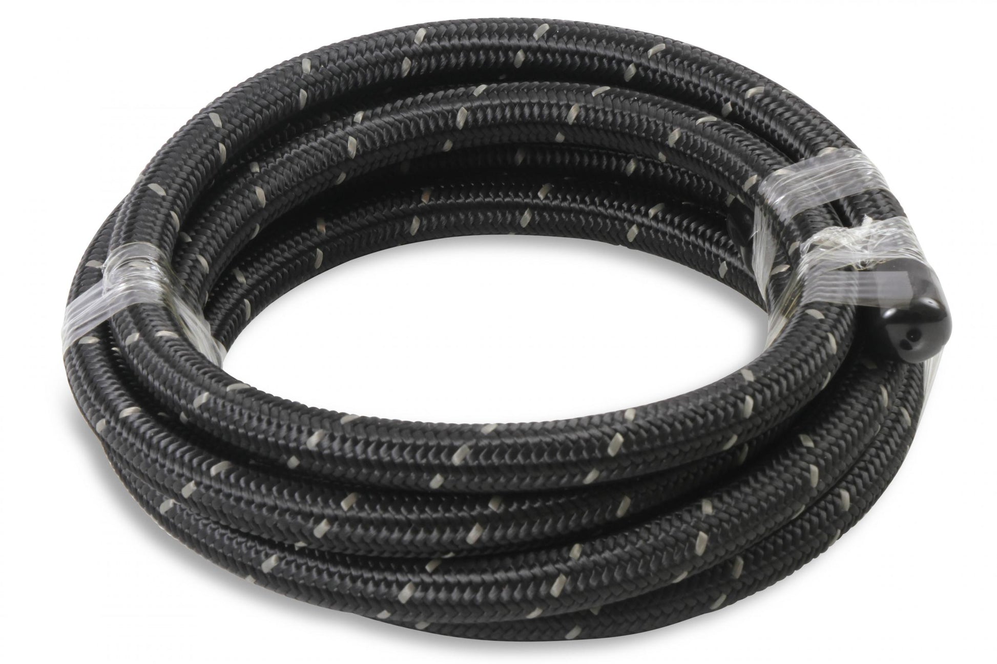 Black Nylon Braided Hose 8 AN Black Nylon Braided AN Hose Mr Gasket-1