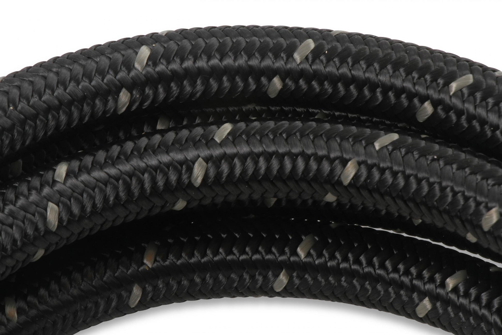 Black Nylon Braided Hose 8 AN Black Nylon Braided AN Hose Mr Gasket-2