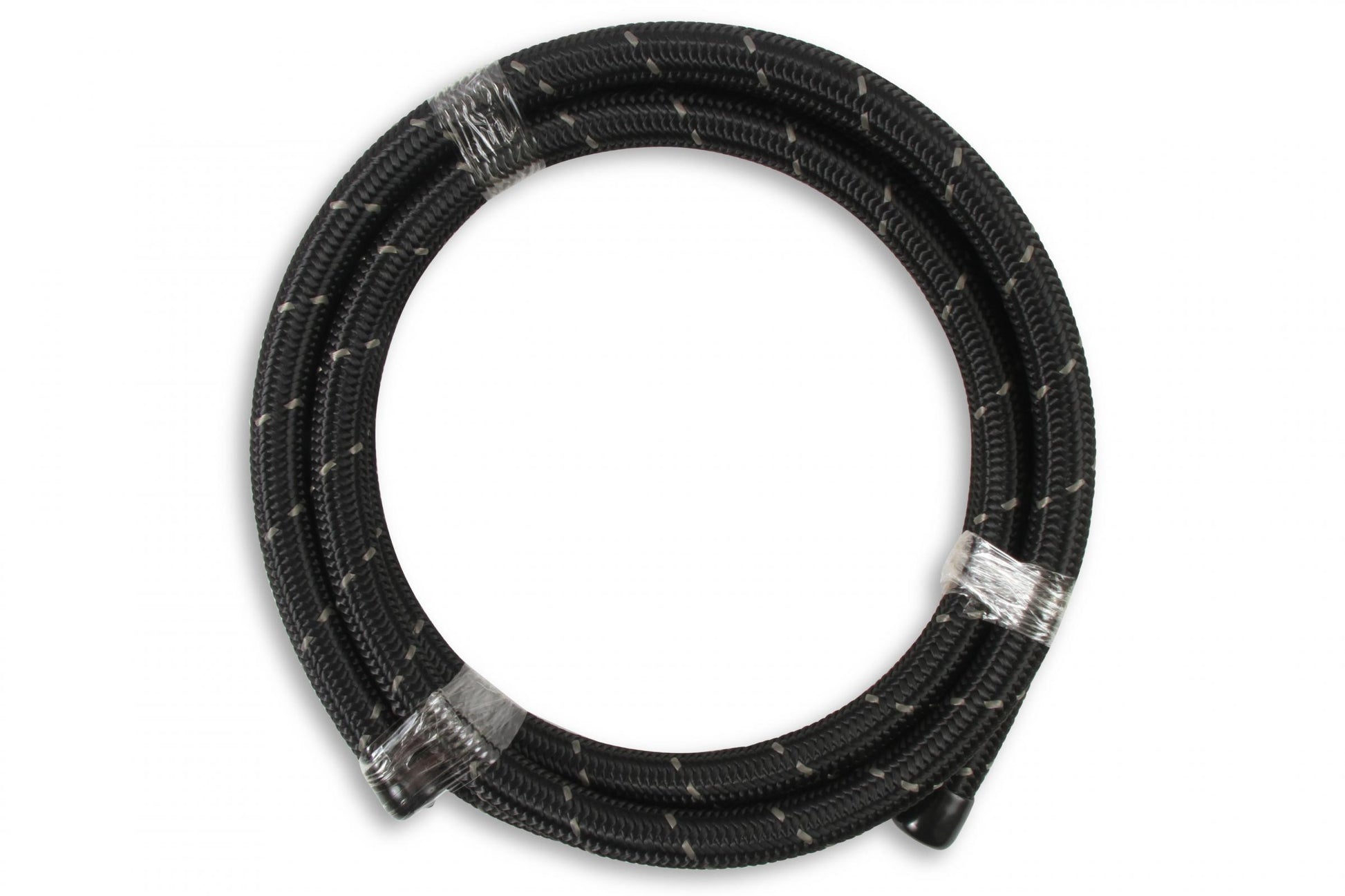Black Nylon Braided Hose 10 AN Black Nylon Braided AN Hose Mr Gasket