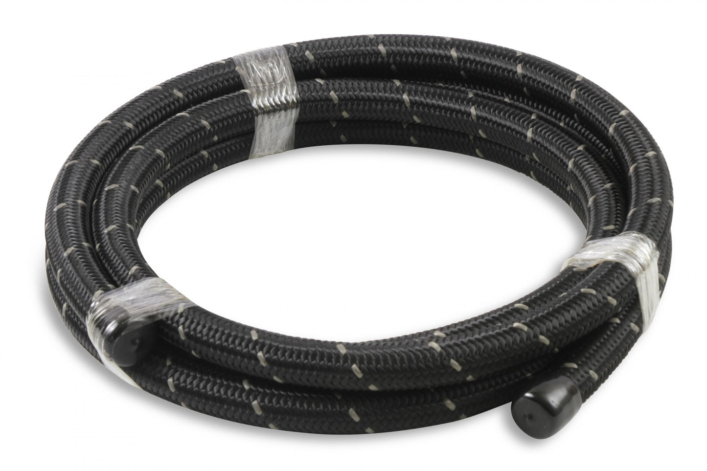 Black Nylon Braided Hose 10 AN Black Nylon Braided AN Hose Mr Gasket-1