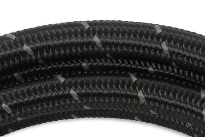 Black Nylon Braided Hose 10 AN Black Nylon Braided AN Hose Mr Gasket-2