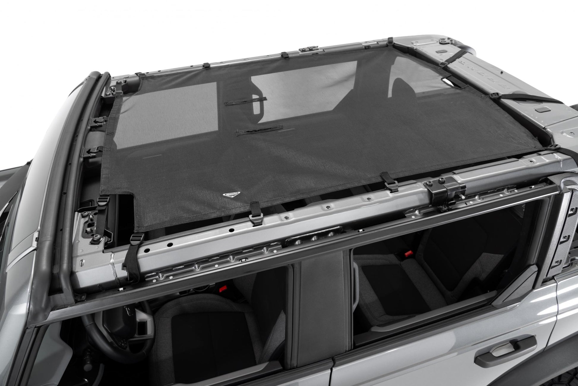 MasterTop Freedom Mesh Bimini Top Plus For 2020-Up Ford Bronco 4 Door Black Mastertop