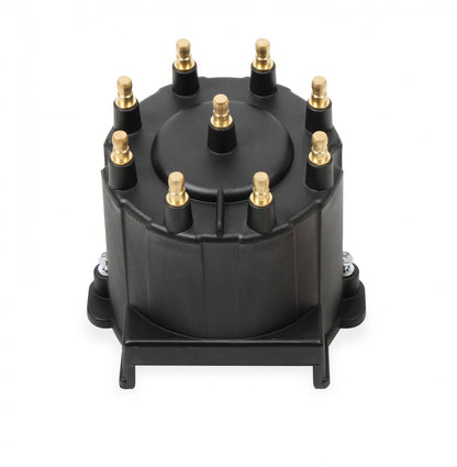 Black Distributor Cap, GM Hei, Late Model, Ext Coil Black Distributor Cap / Cap And Rotor Kit MSD Ignition
