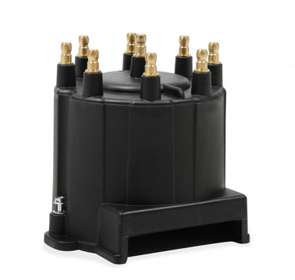 Black Distributor Cap, GM Hei, Late Model, Ext Coil Black Distributor Cap / Cap And Rotor Kit MSD Ignition-1