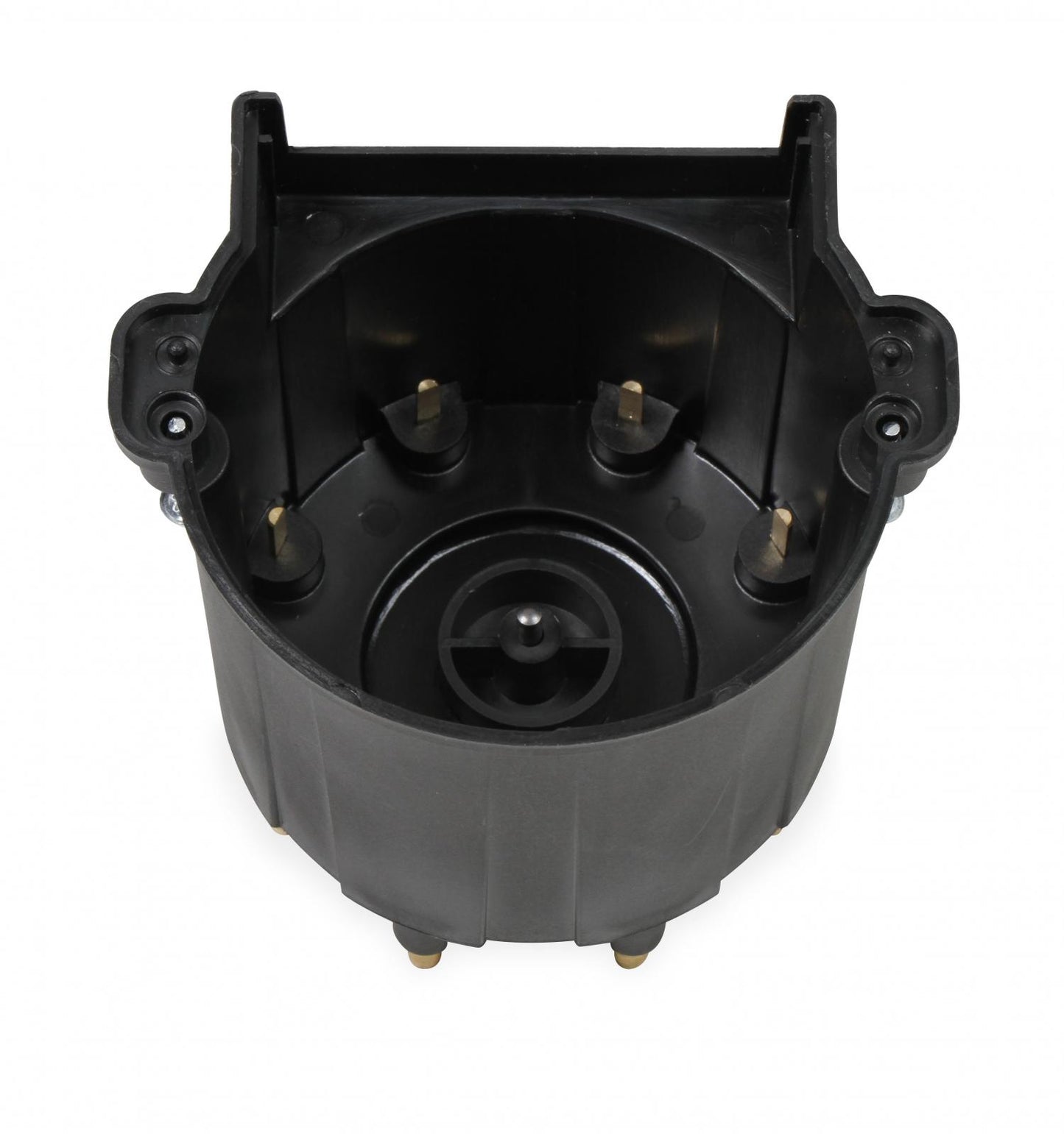 Black Distributor Cap, GM Hei, Late Model, Ext Coil Black Distributor Cap / Cap And Rotor Kit MSD Ignition-2