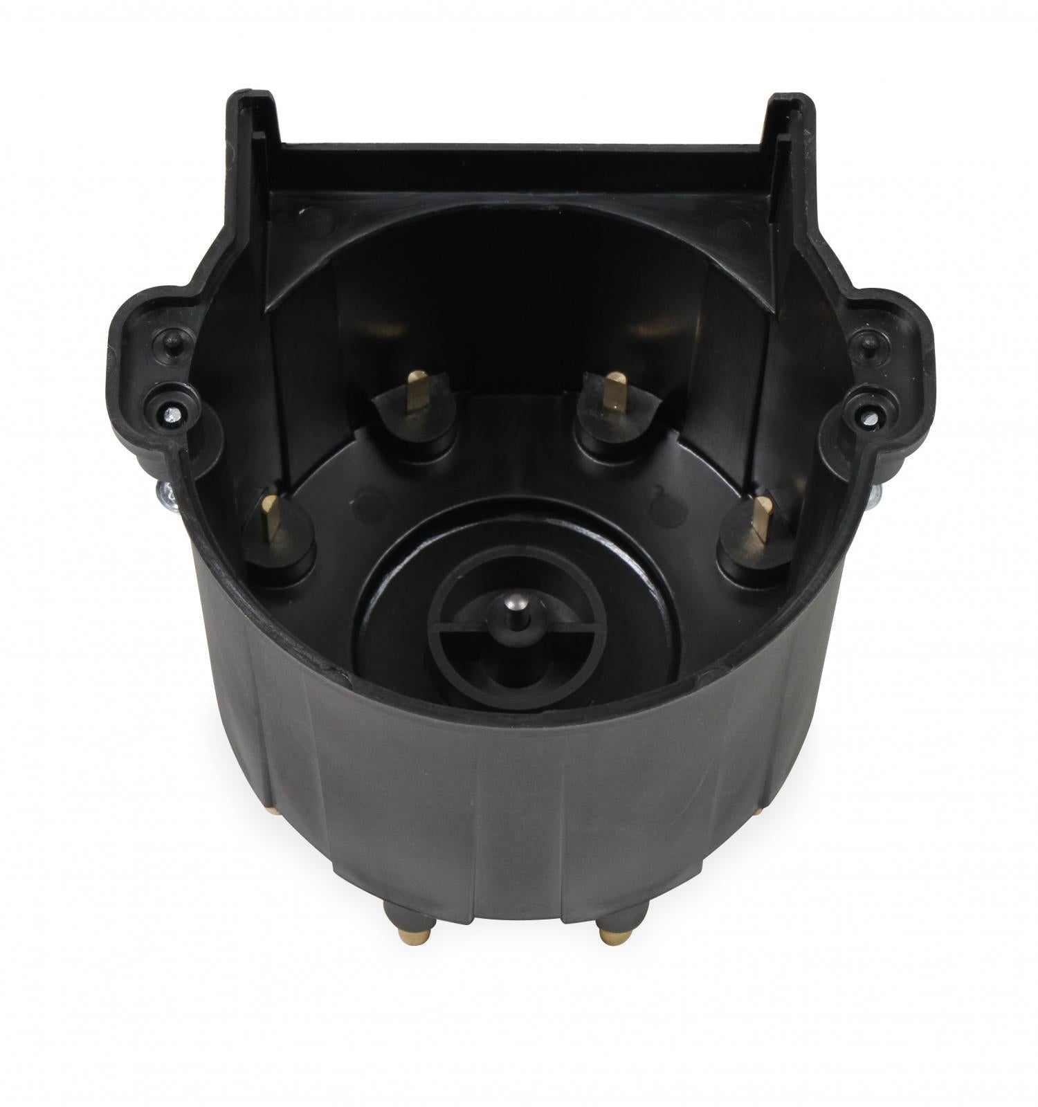 Black Distributor Cap, GM Hei, Late Model, Ext Coil Black Distributor Cap / Cap And Rotor Kit MSD Ignition-2