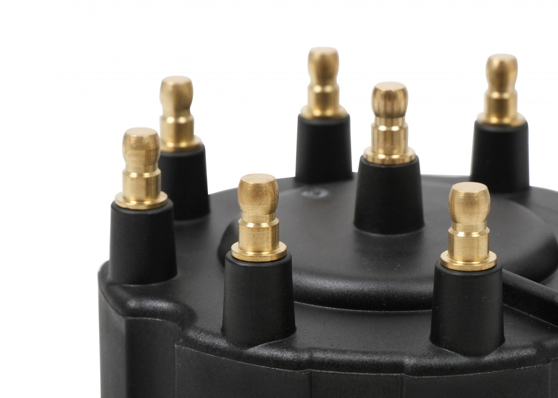Black Distributor Cap, GM Hei, Late Model, Ext Coil Black Distributor Cap / Cap And Rotor Kit MSD Ignition-3